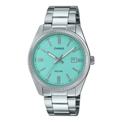 CASIO ENTICER TIFFANY BLUE DIAL MEN'S WATCH MTP-1302PD-2A2VEF